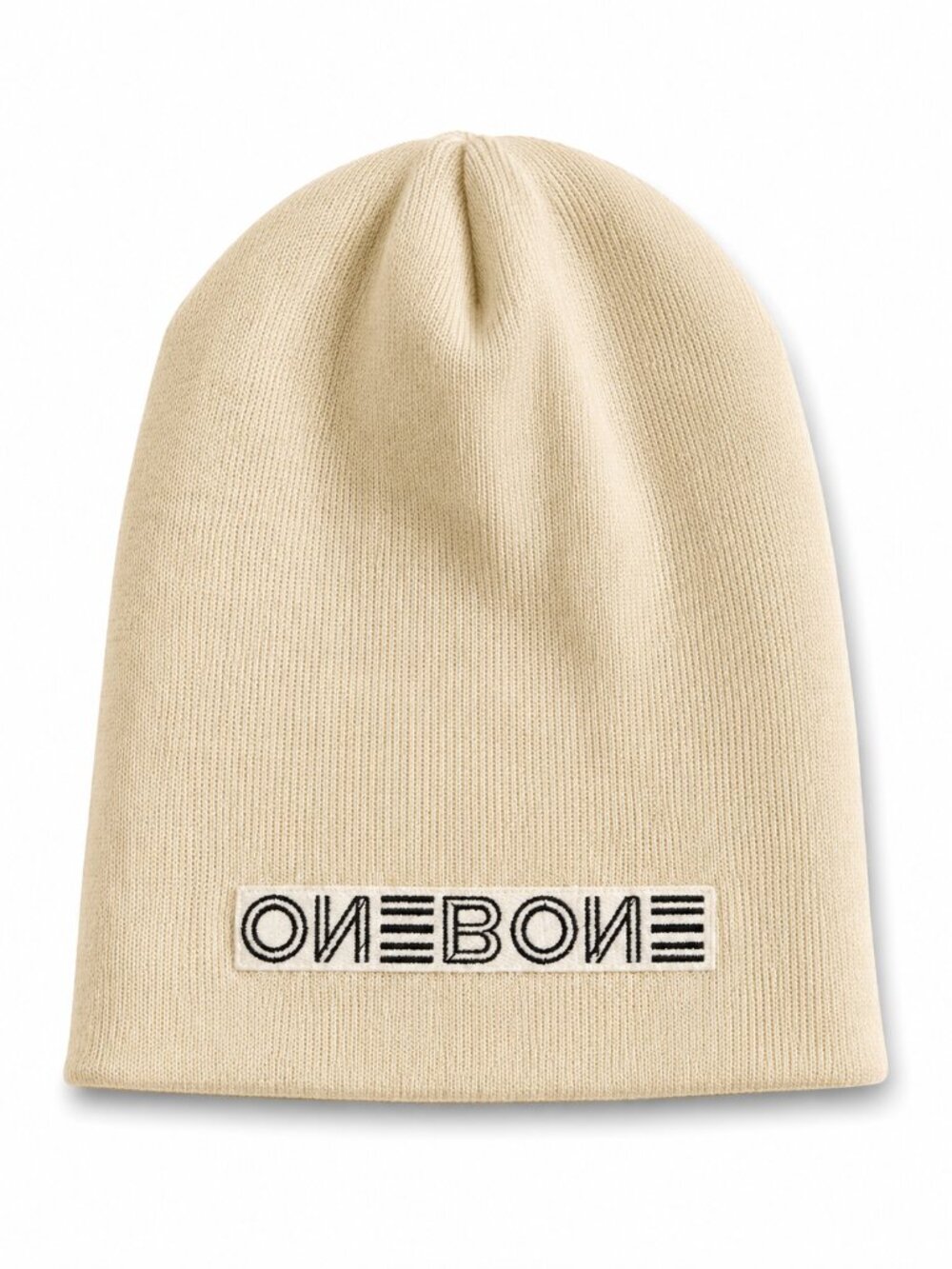 ONE BONE Cream Knit Beanie